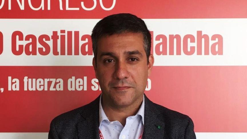 Javier Ortega, secretario de Organización  de Comisiones Obreras Castilla-La Mancha.