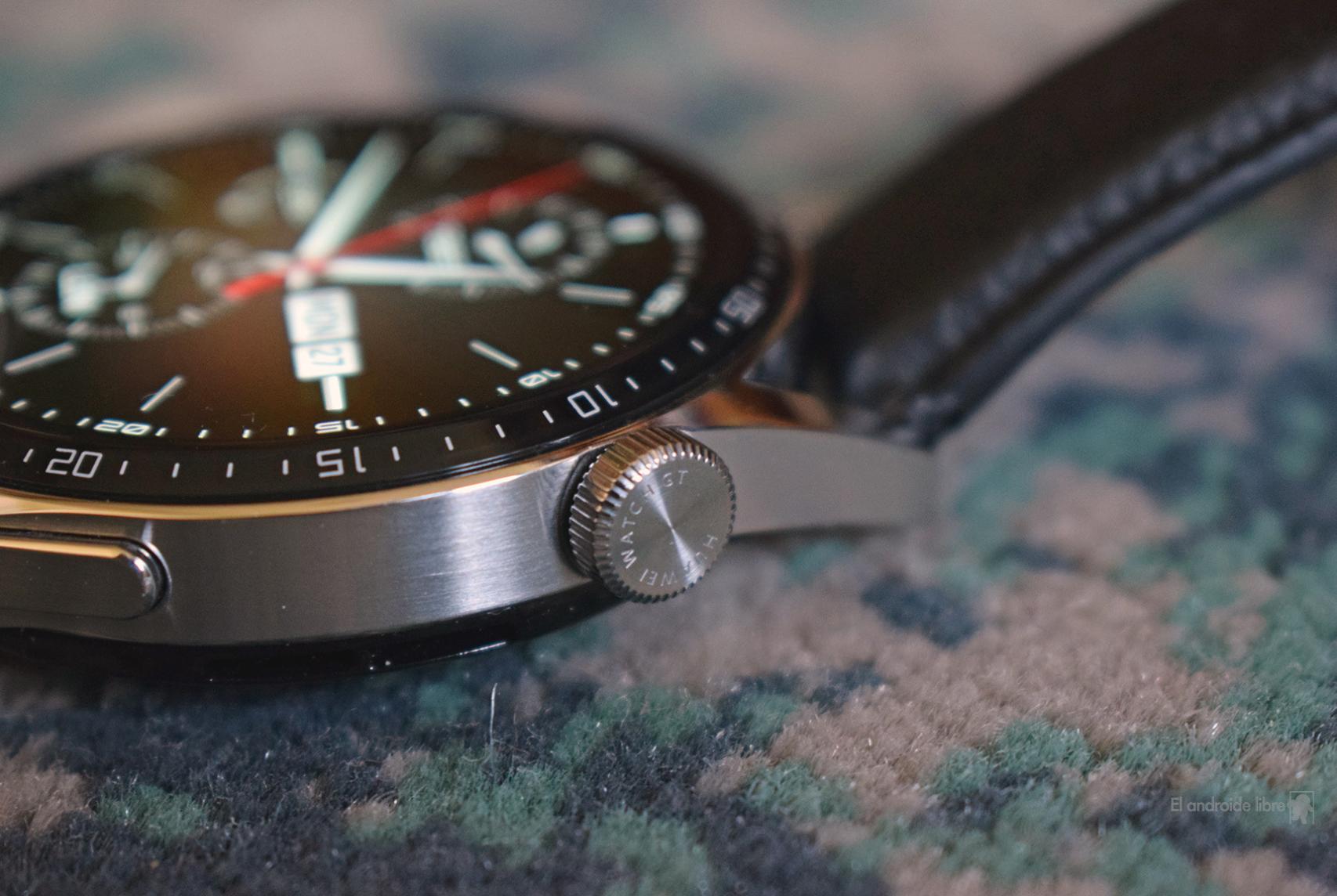 Rueda giratoria en el Huawei Watch GT 3