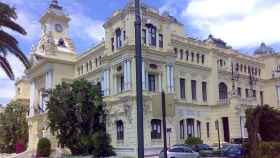 Imagen exterior de la Casona del Parque, sede principal del Ayuntamiento de Málaga.