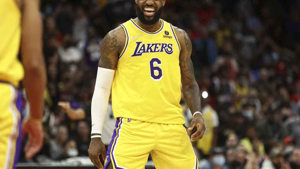 LeBron James, con Los Angeles Lakers