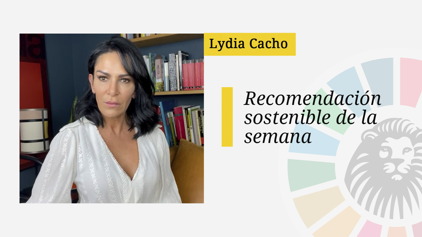 La recomendación sostenible de Lydia Cacho