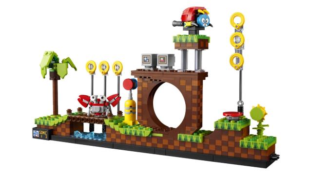 Green Hill Zone en Lego.