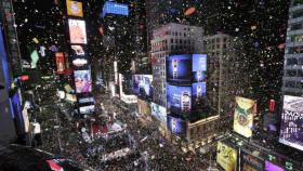 La celebración de la Nochevieja de 2019 en Times Square.