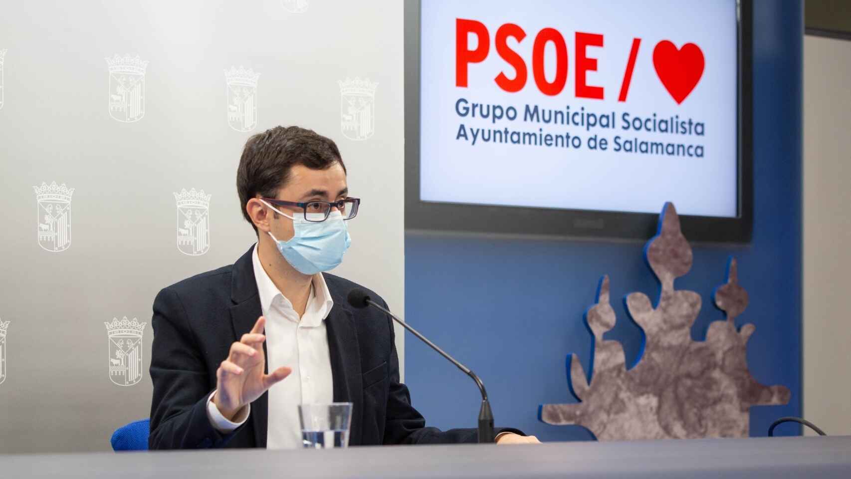 José Luis Mateos, portavoz municipal del PSOE en el Ayuntamiento de Salamanca