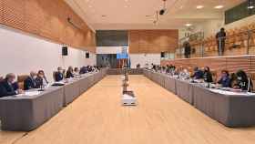 Reunión del pleno del Ayuntamiento de Salamanca en el Palacio de Congresos