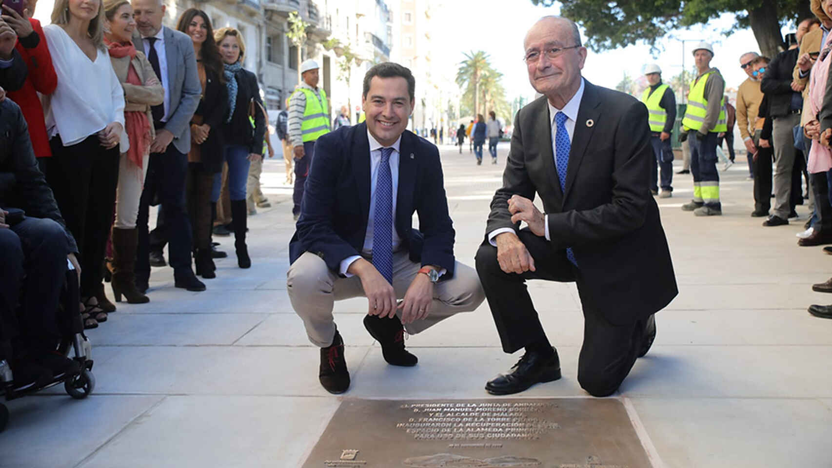 Juanma Moreno y Francisco de la Torre, en una imagen de archivo.