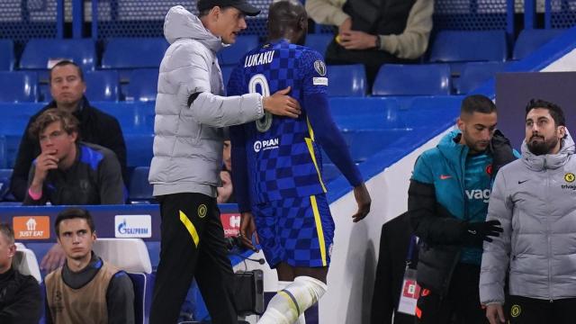 Thomas Tuchel junto a Romelu Lukaku