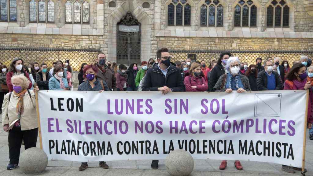 Imagen de archivo de una concentración en León de 'Los lunes sin sol'