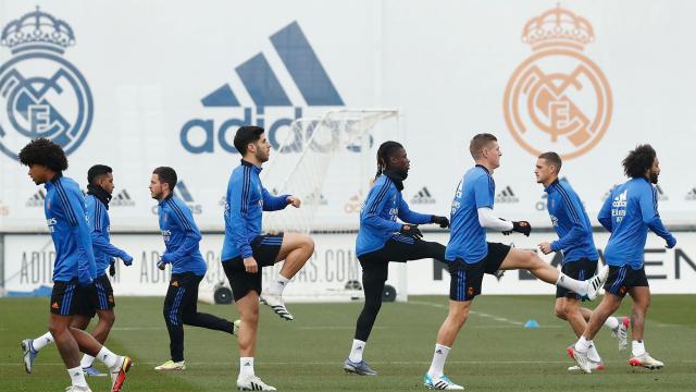 Entrenamiento del Real Madrid