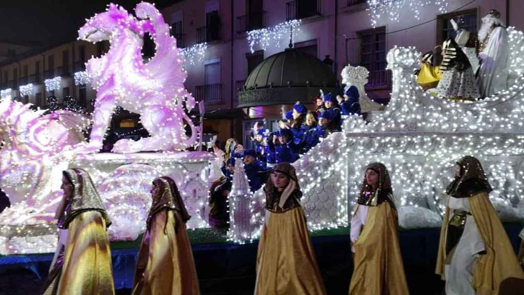 Carroza de los Reyes Magos en Palencia