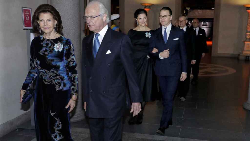 Los Reyes de Suecia en los Premios Nobel, una de sus últimas apariciones públicas.