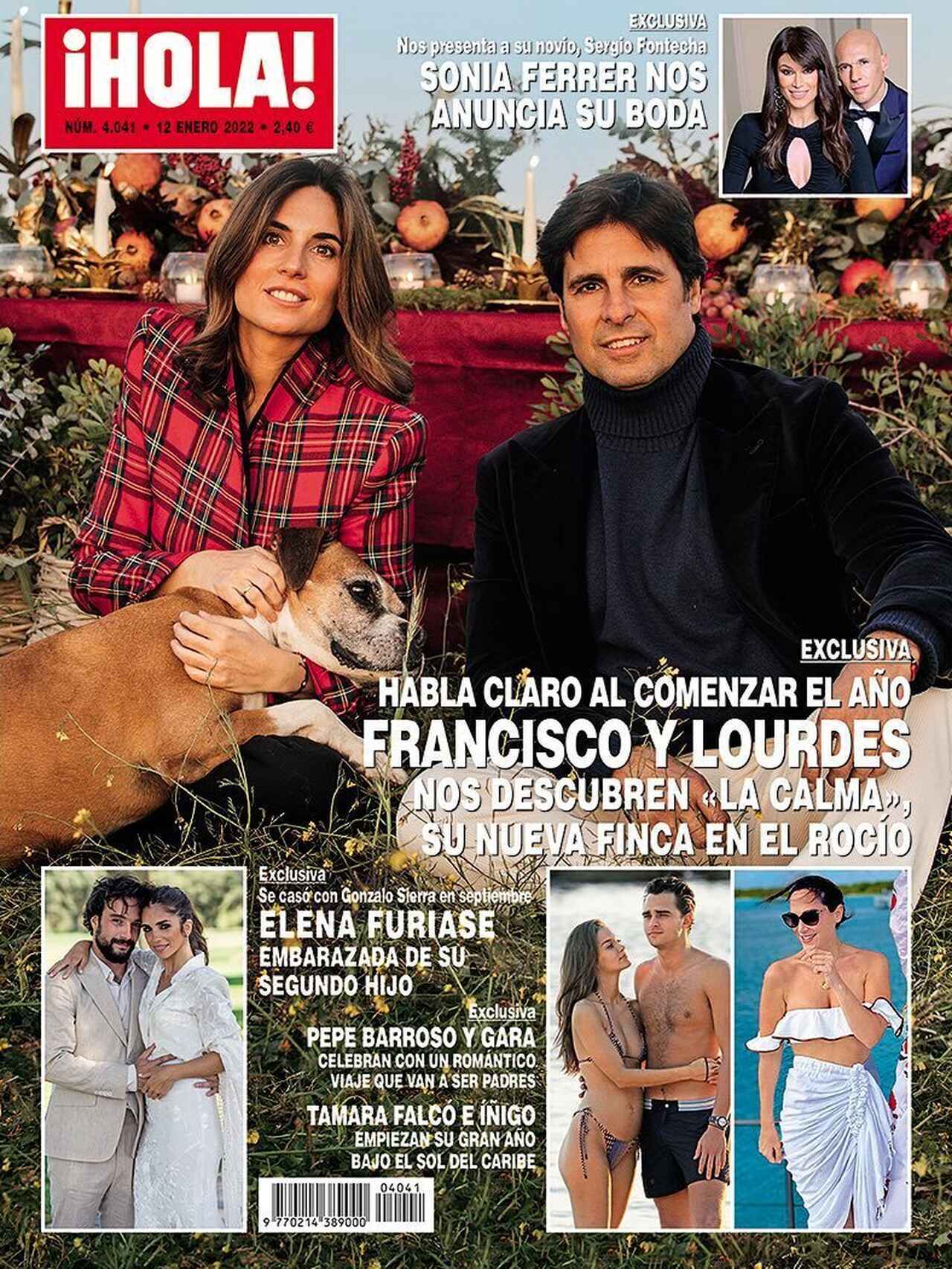 La portada de la revista '¡HOLA!' donde se anuncia el embarazo de Elena Furiase.