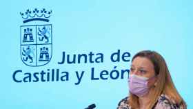 Isabel Blanco, consejera de Familia e Igualdad de Oportunidades, comparece en rueda de prensa posterior al Consejo de Gobierno.
