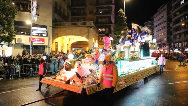 Imagen de archivo de una cabalgata de reyes en Salamanca.