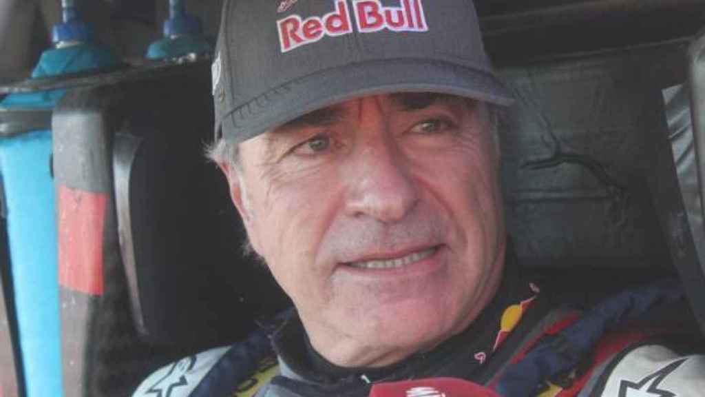 Carlos Sainz en el Rally Dakar 2022