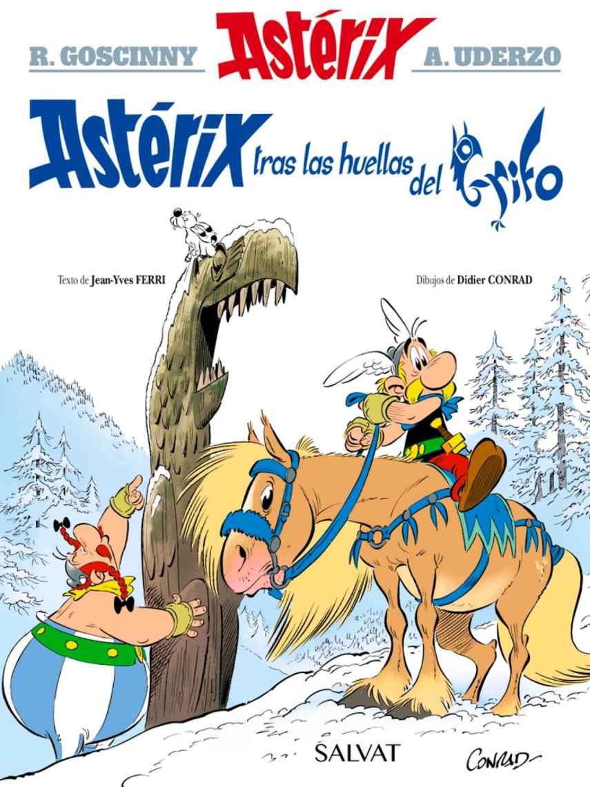 'Astérix tras las huellas del grifo', de Jean-Yves Ferri y Didier Conrad (Salvat)