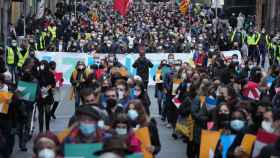 Manifestación en favor de los presos de ETA en Bilbao