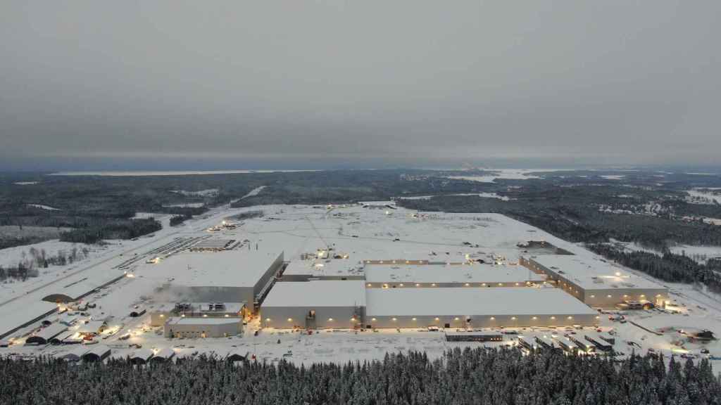 Imagen de la gigafactoría de Northvolt en Skelleftea, Suecia.
