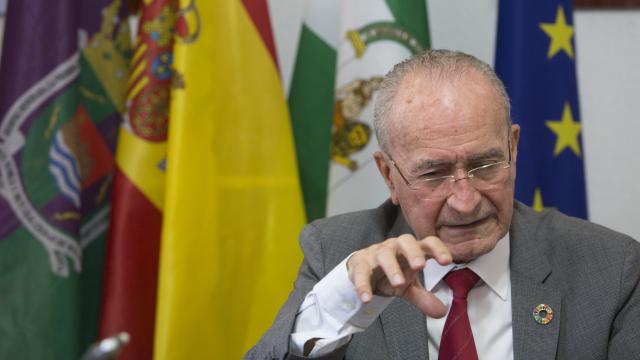 Francisco de la Torre, alcalde de Málaga, durante una entrevista.