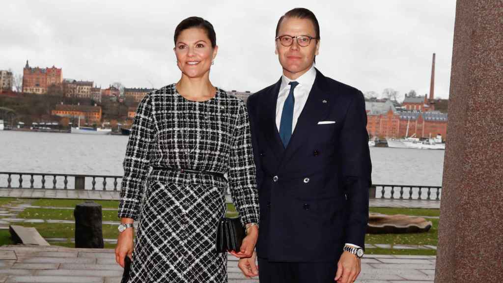 Victoria y Daniel de Suecia en su visita a Estocolmo el pasado otoño.