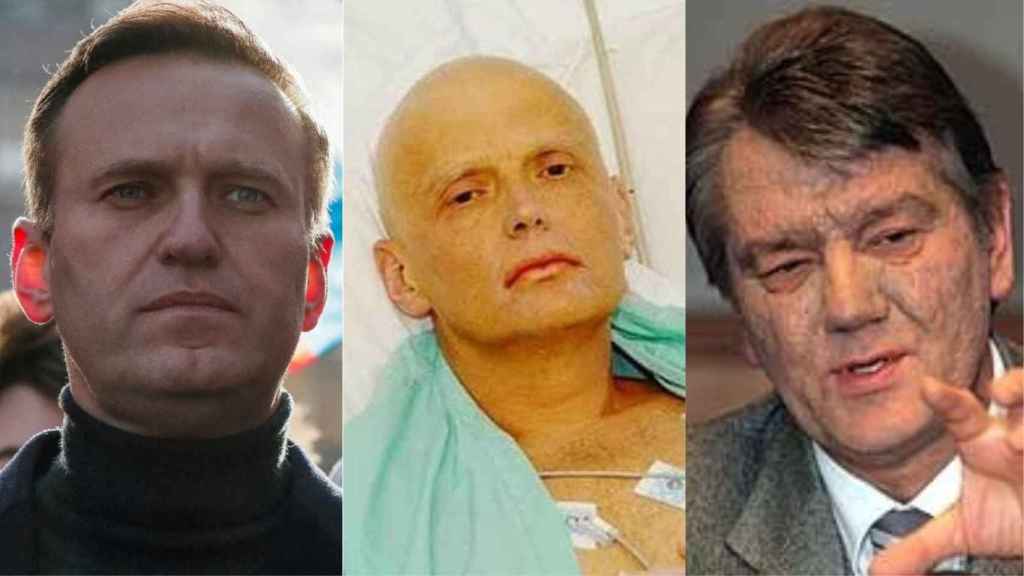 Navalny, Litvinenko y Yushchenko.