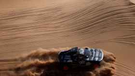 Carlos Sainz durante la octava etapa del Rally Dakar 2022
