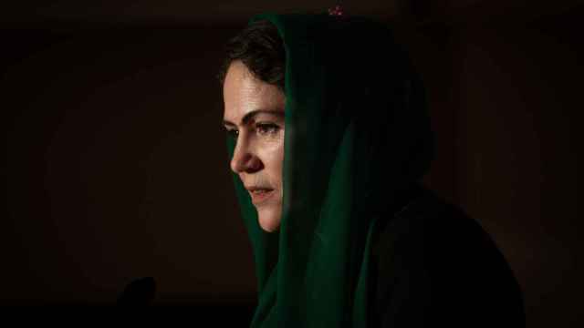 La parlamentaria afgana, Fawzia Koofi, en la gala del Premio Casa Asia 2021 celebrada en noviembre, en Barcelona.