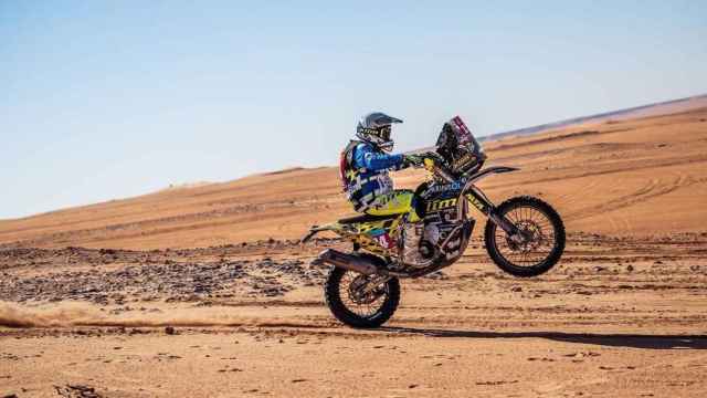 Isaac Feliu, en el Rally Dakar 2022.