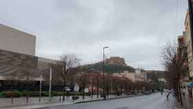 Alicante amanece con el cielo nublado este martes, 11 de enero.
