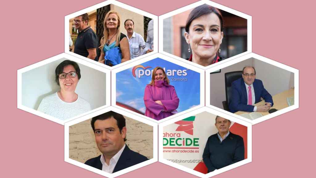 Algunos de los candidatos por Zamora a las elecciones de Castilla y León