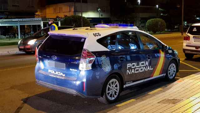 Un coche de la Policía Nacional de Zamora