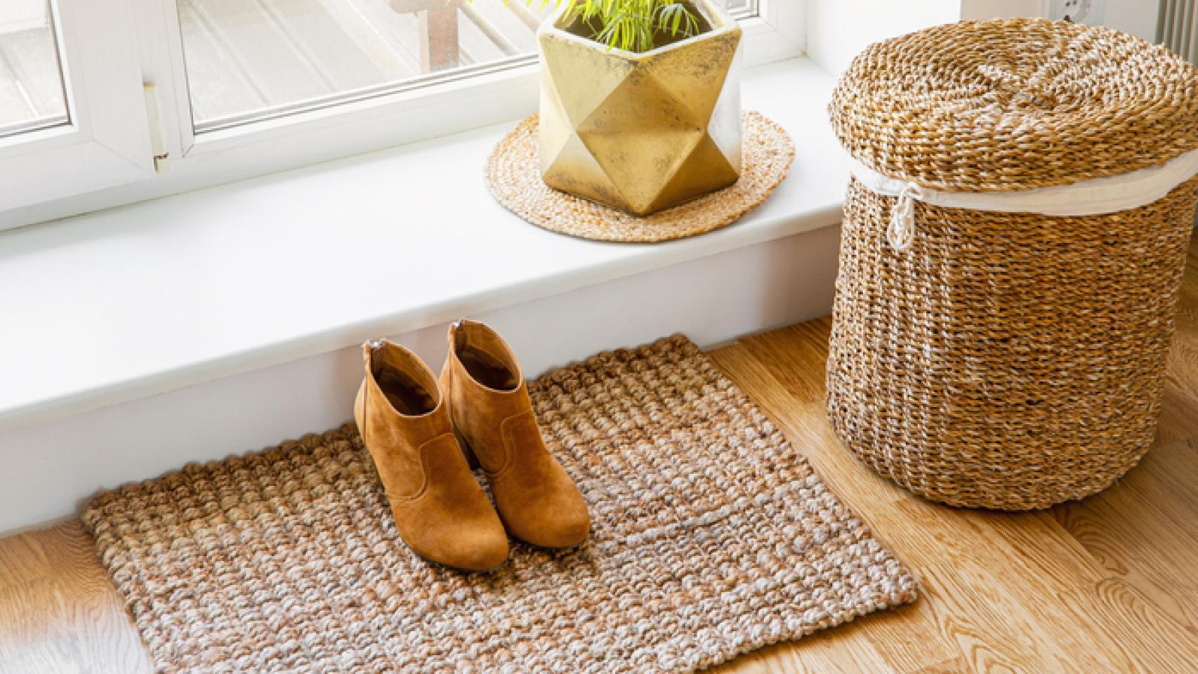 Cómo limpiar una alfombra de yute fácilmente