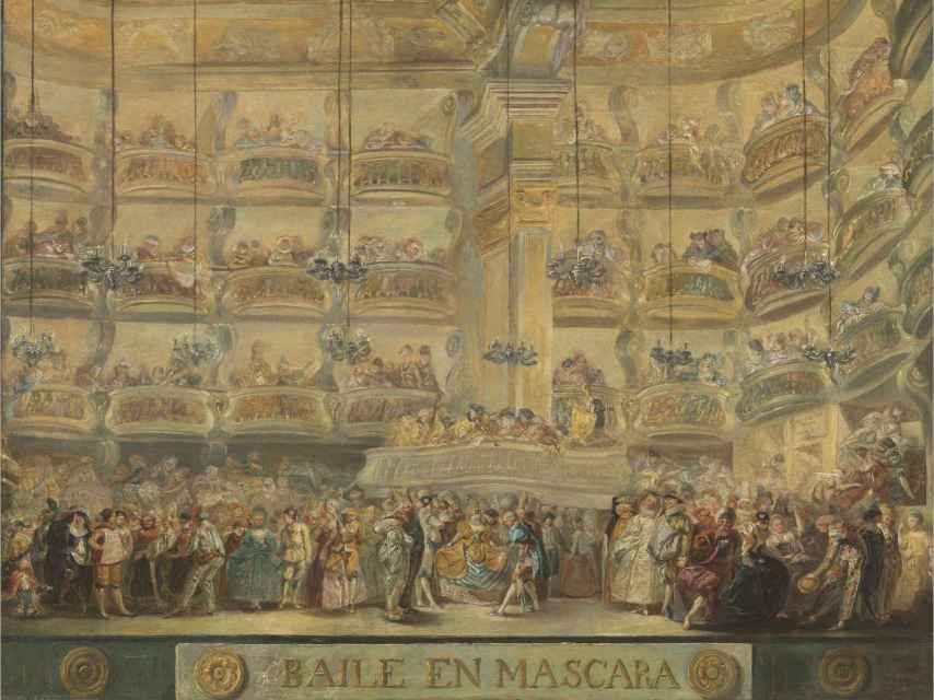 'Baile en máscara', hacia 1767
