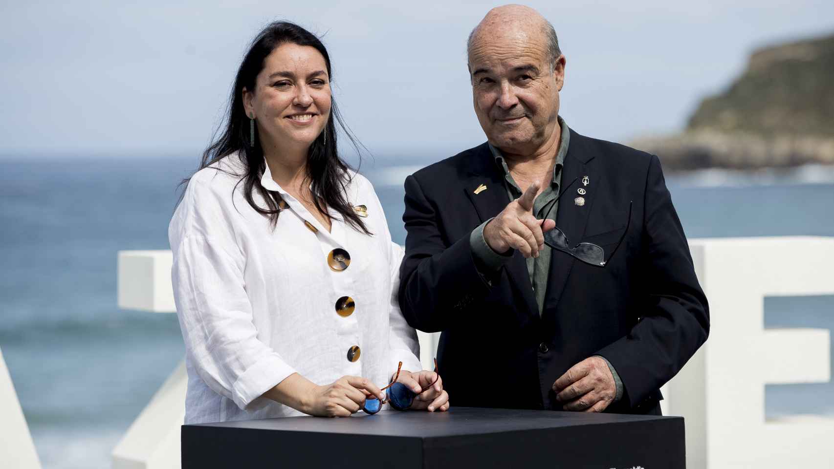 El actor Antonio Resines y su mujer, Ana Pérez-Lorente, en una imagen tomada en septiembre de 2019.
