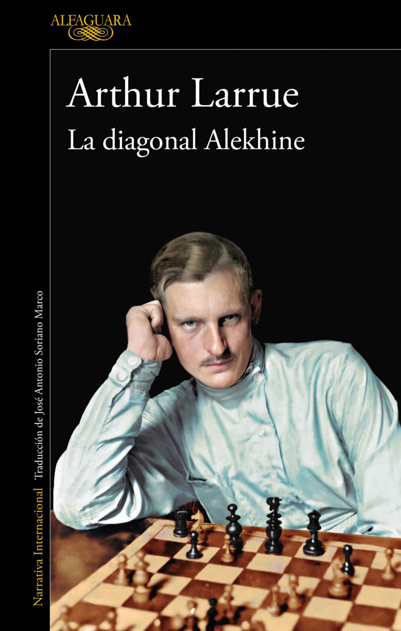 Portada de 'La diagonal Alekhine'.