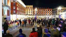 Concentración de esta tarde en la plaza Mayor de Valladolid convocada por Fundación Triángulo