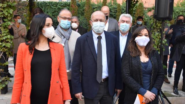 Inés Arrimadas junto a Francisco Igea y Gemma Villarroel, en una foto de archivo