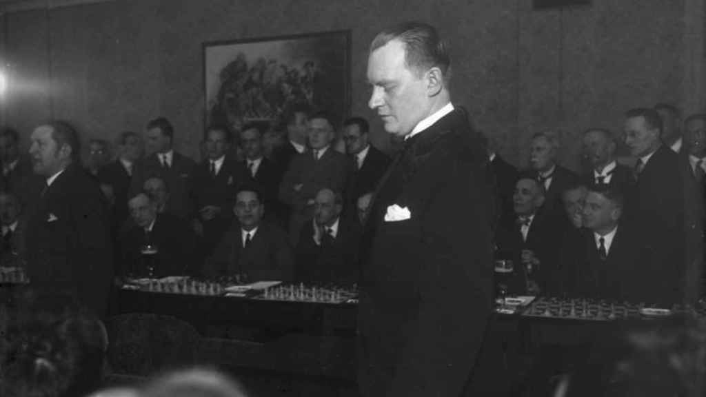 El ajedrecista Alexander Alekhine. Foto: Bundesarchiv