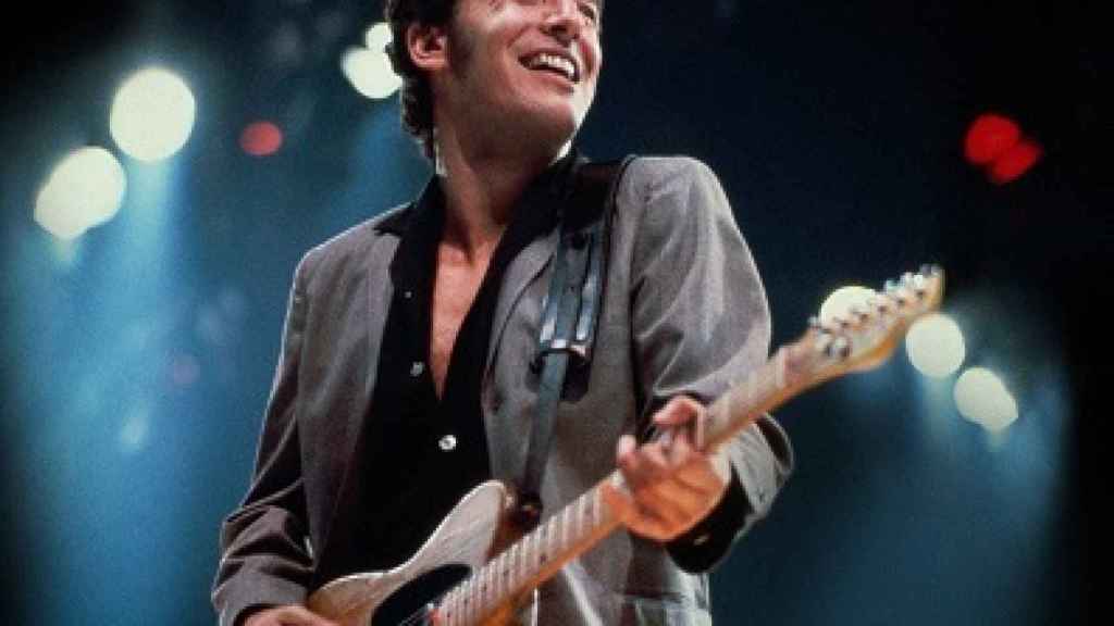 Bruce Springsteen en el concierto del Madison Square Garden en 1979