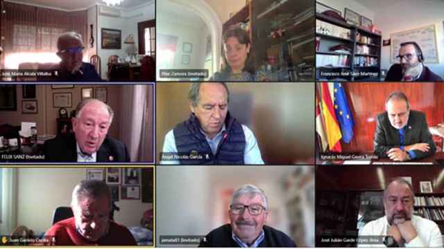 Reunión telemática del Consejo Social de la Universidad de Castilla-La Mancha (UCLM). Foto: Raimundo Martínez