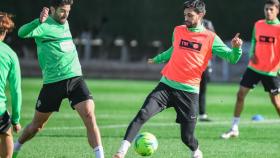 Imagen de un entrenamiento del Elche.