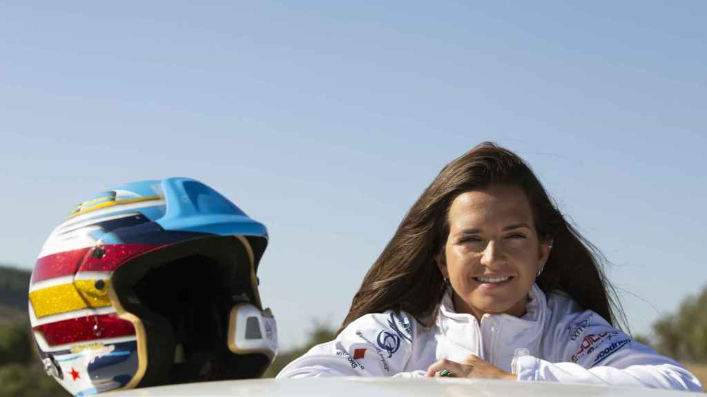 La burgalesa Cristina Gutiérrez, primera mujer española en subir al podio del Dakar