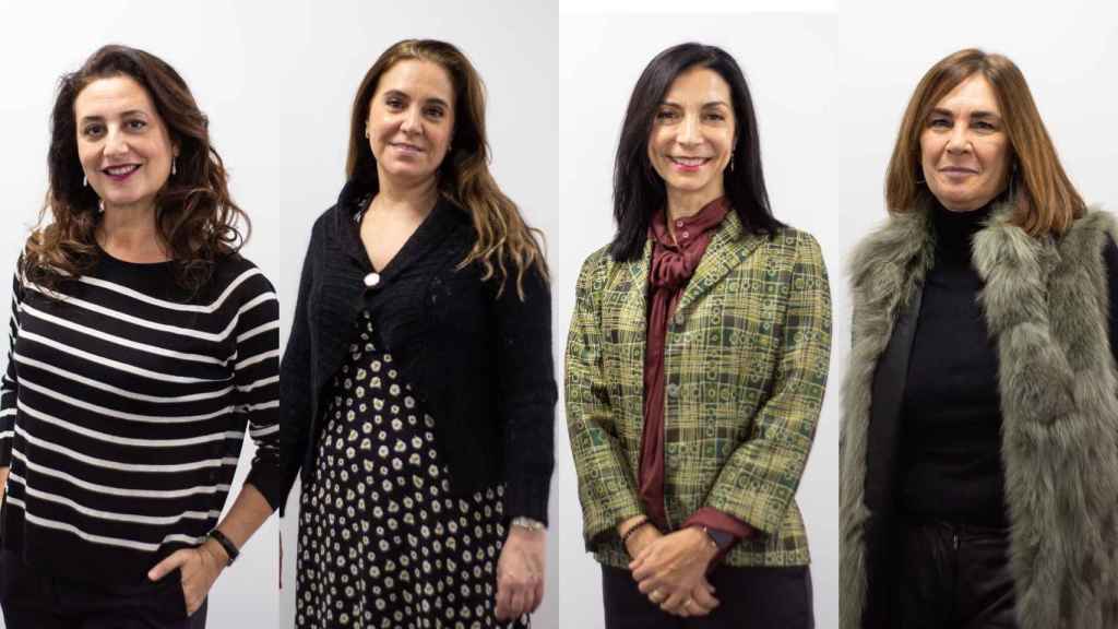 Por orden: Laura Rojas-Marcos, Alejandra Sánchez Yagüe, Nítida Pastor y Charo Izquierdo.