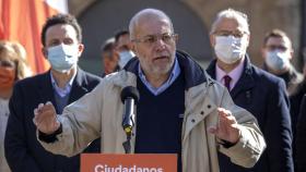 Francisco Igea durante su comparecencia en Salamanca