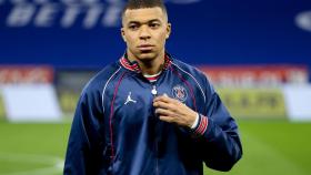 Kylian Mbappé, en un partido del PSG de la temporada 2021/2022