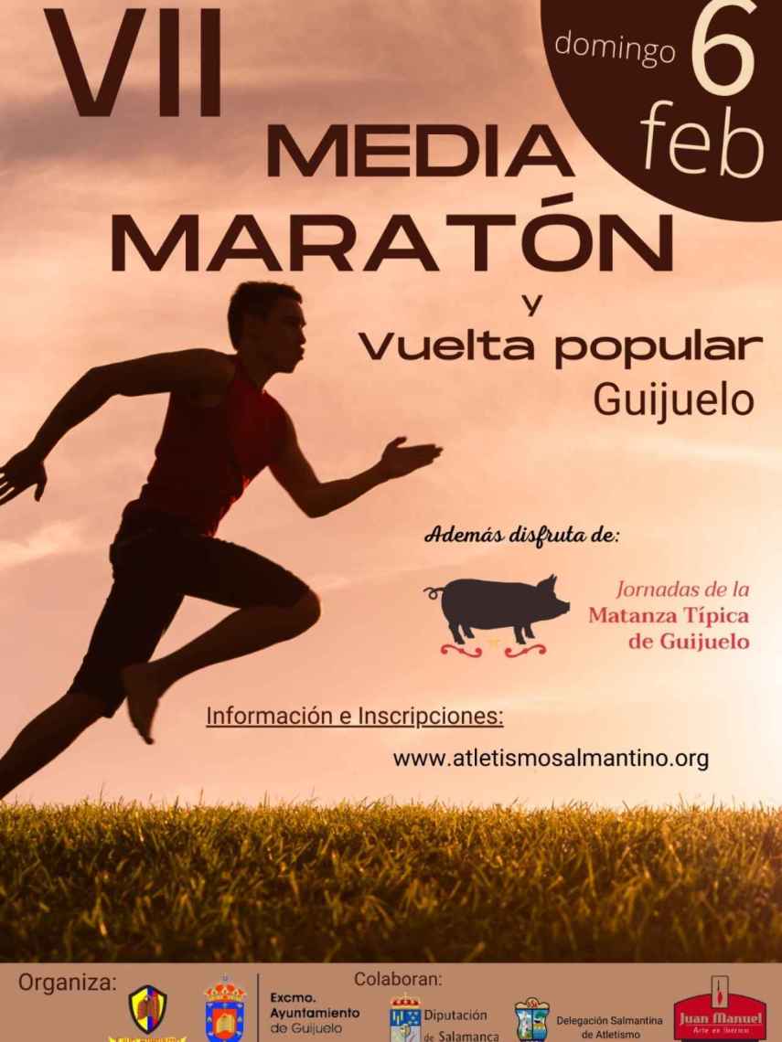 Cartel VII Media Maratón Guijuelo 2022