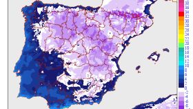 Alerta amarilla por mínima de hasta 6 grados bajo cero en el interior de Alicante y Valencia.