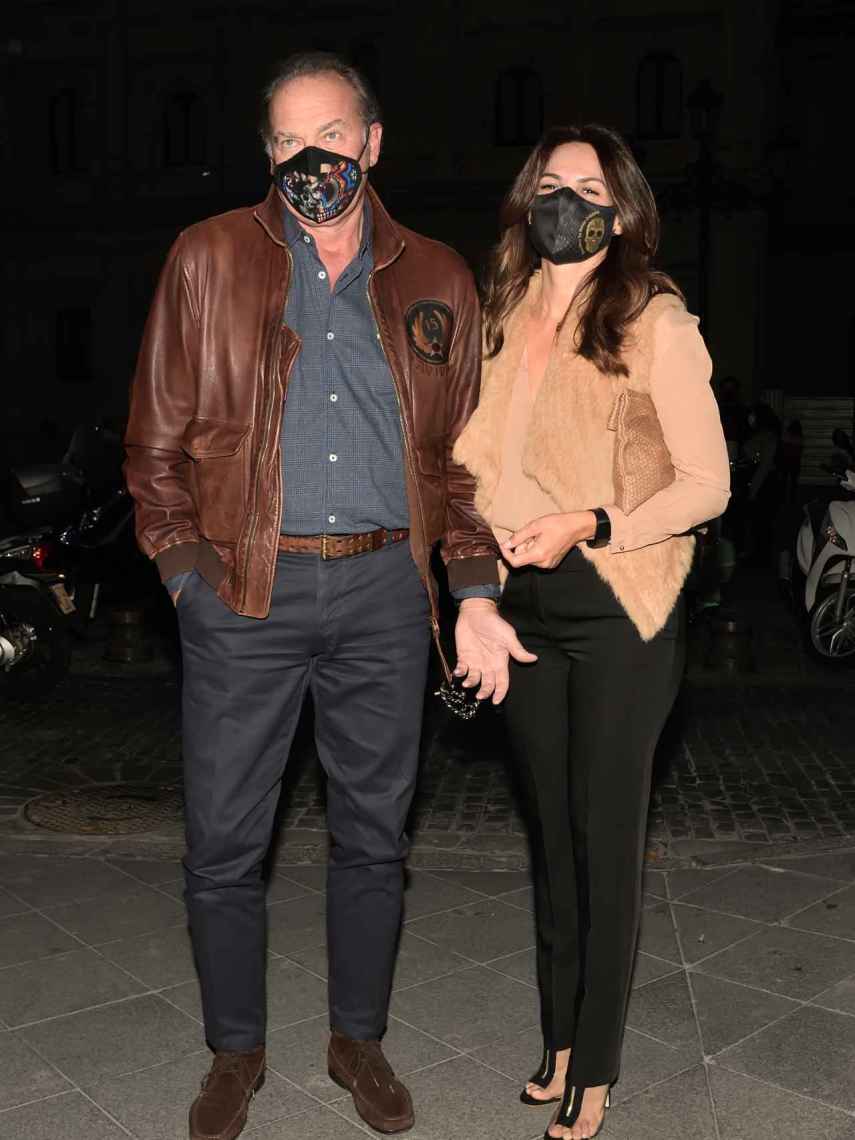 Bertín Osborne y Fabiola Martínez tres meses antes de anunciar su ruptura.