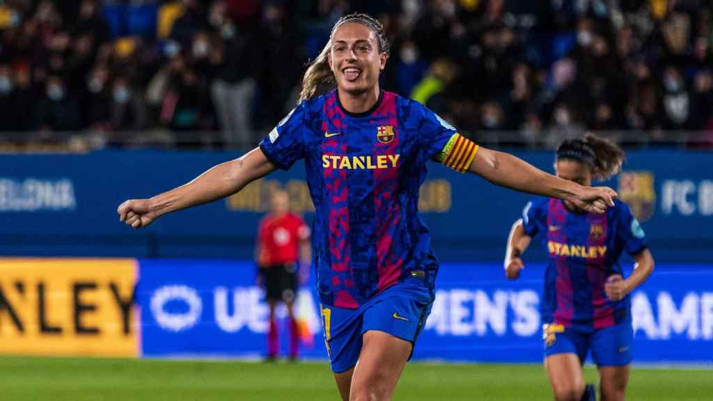 Alexia Putellas, in a match of Football Club Barcelona Femenino de la temporada 2021/2022