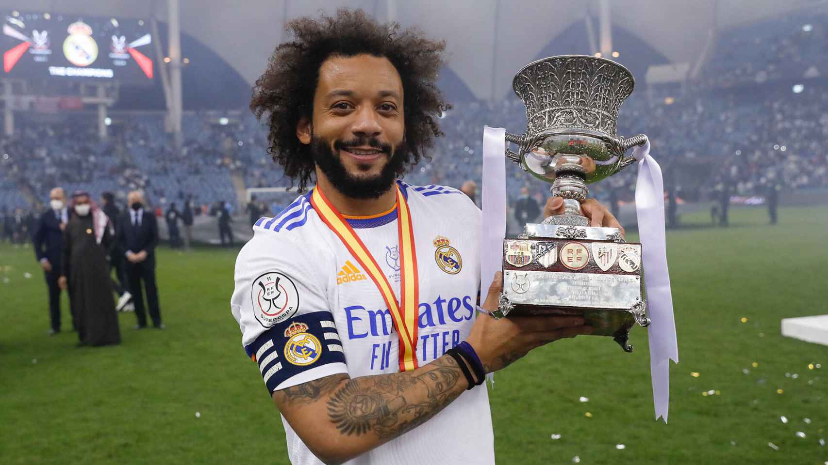 Marcelo con la Supercopa de España 2022